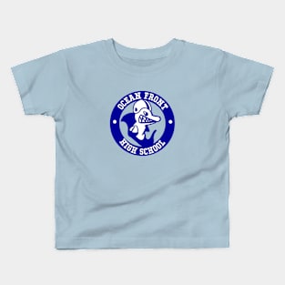 Ocean Front Sharks (Summer School) Kids T-Shirt